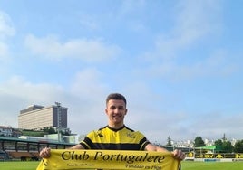 Ager Badiola 'Okolo' ficha por el Portugalete después de marcar diez goles en la Cultural de Durango.