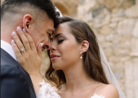 Imágenes de la boda de Ander Capa