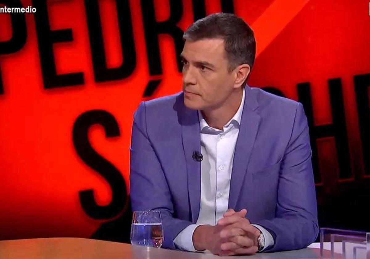 Pedro Sánchez en 'El intermedio'.