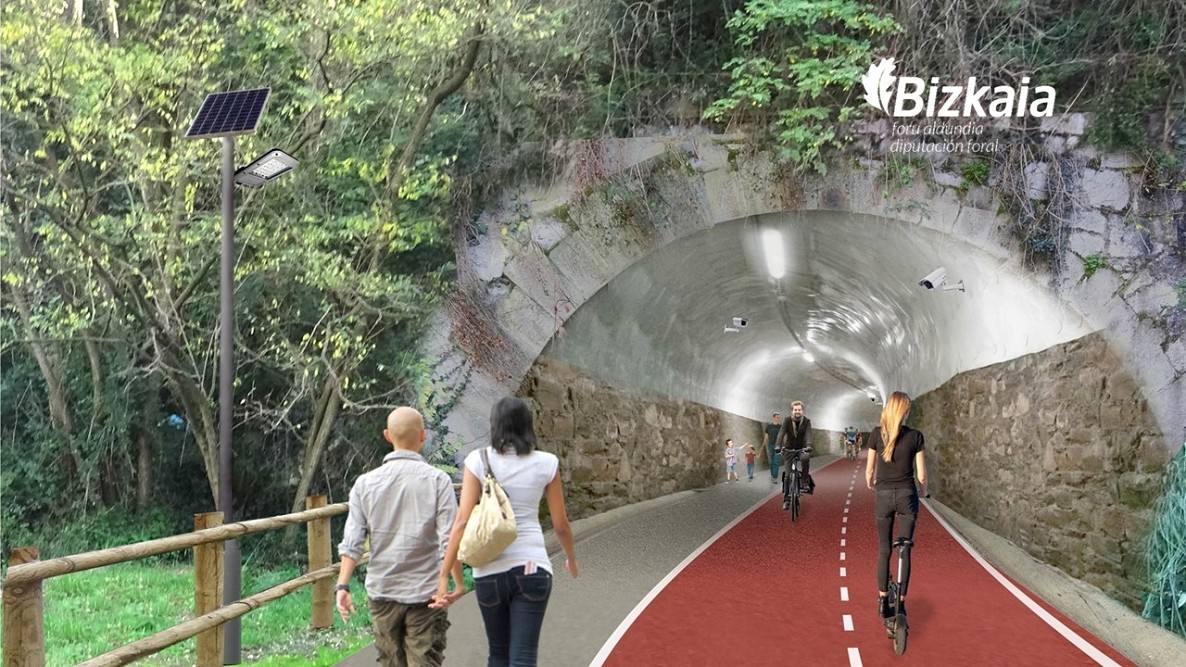 El bidegorri que unirá Bilbao y Basauri estará terminado el próximo año