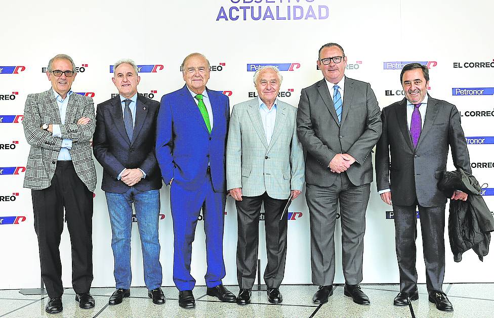 Alfredo Sánchez, Alfonso Gil, Jon Ortuzar, Txema Vázquez Eguskiza, Jon Arteta y Juan Carlos Matellanes.
