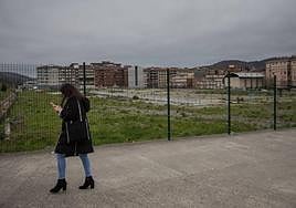 Imagen de los terrenos liberados tras el soterramiento del tren en Durango hace más de una década