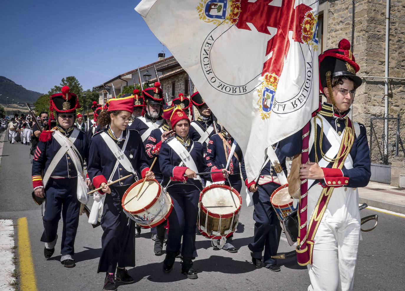 Desfile napoleónico en Nanclares de la Oca