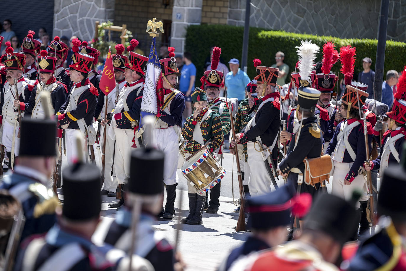 Desfile napoleónico en Nanclares de la Oca