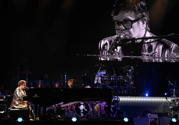 Elton John en Glastonbury.