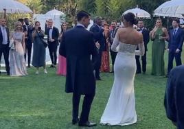 Kepa Arrizabalaga baila a ritmo de bachata en su boda