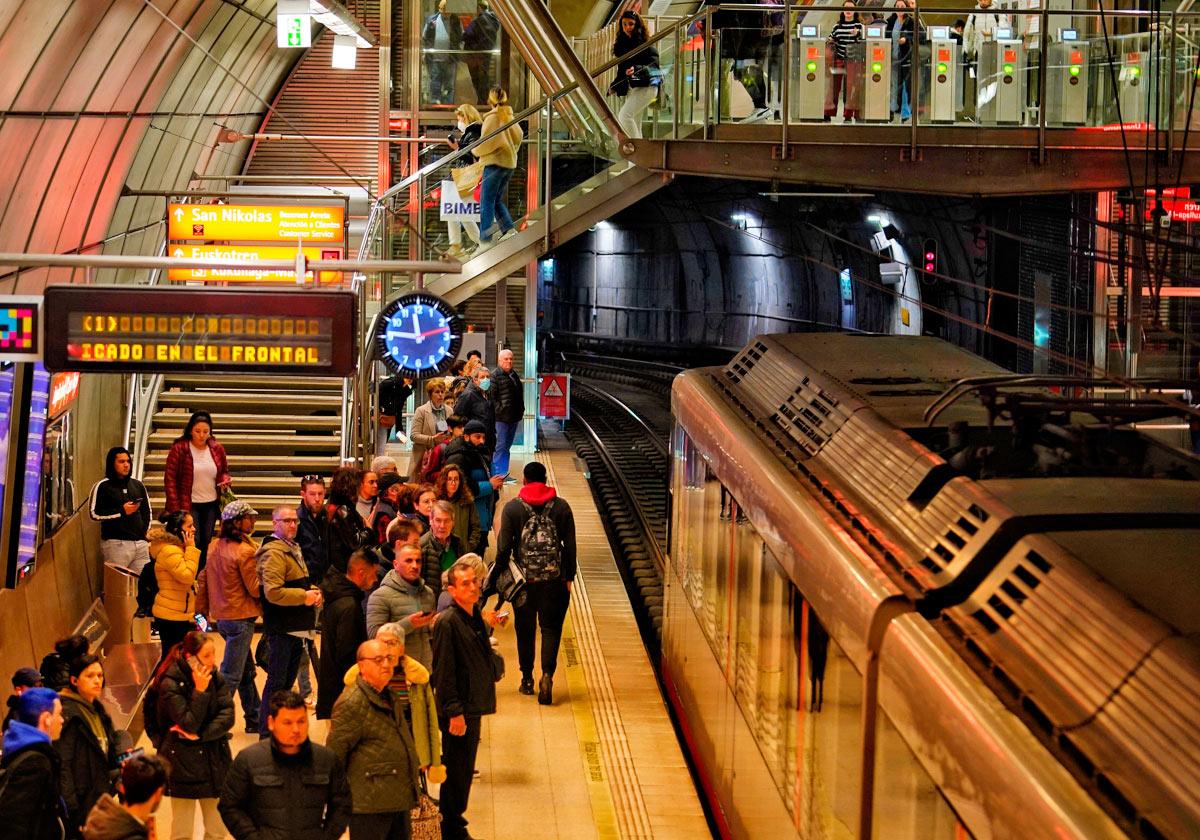 El metro de Bilbao perderá su tarifa reducida durante los trece primeros días de julio