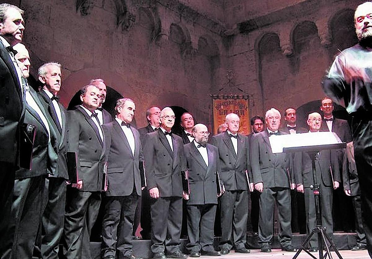 El coro Araba Abesbatza durante una de sus actuaciones.