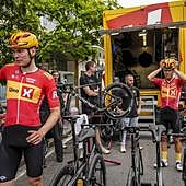 Opakua y Herrera para calentar