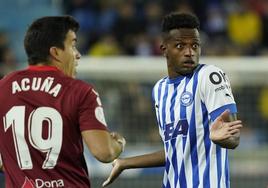 Anderson Arroyo, en el partido de Copa ante el Sevilla.