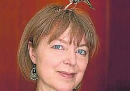 Un proyecto personal. La autora junto a 'Carmen'.