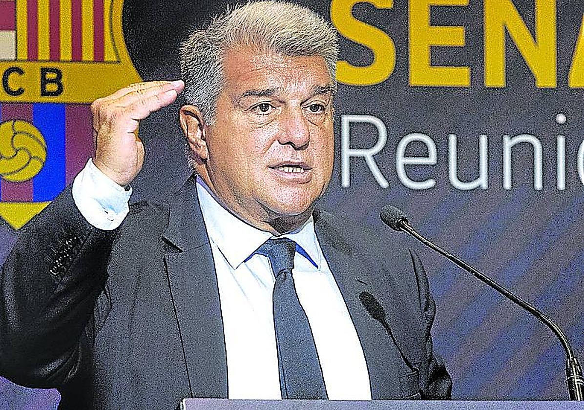 Joan Laporta, presidente del Barcelona.