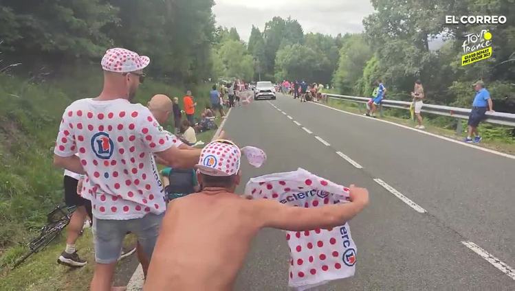 Una despedida de soltero viendo el Tour en Álava