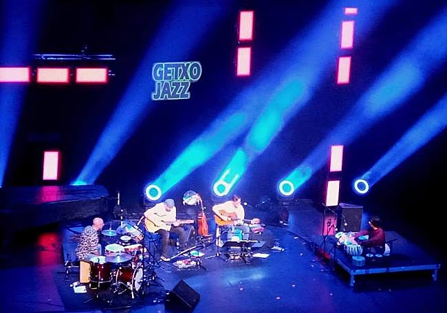 El cuarteto desde la fila 30.