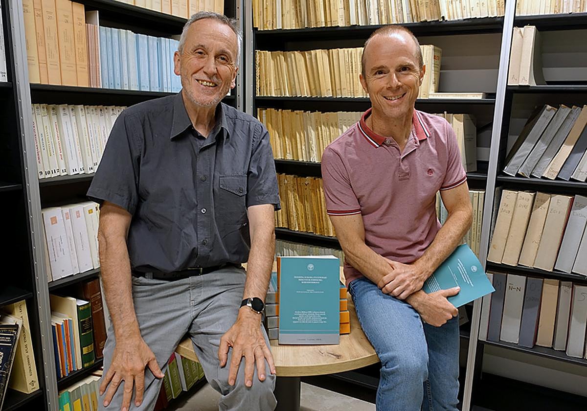 Mikel Zalbide eta Lionel Joly.