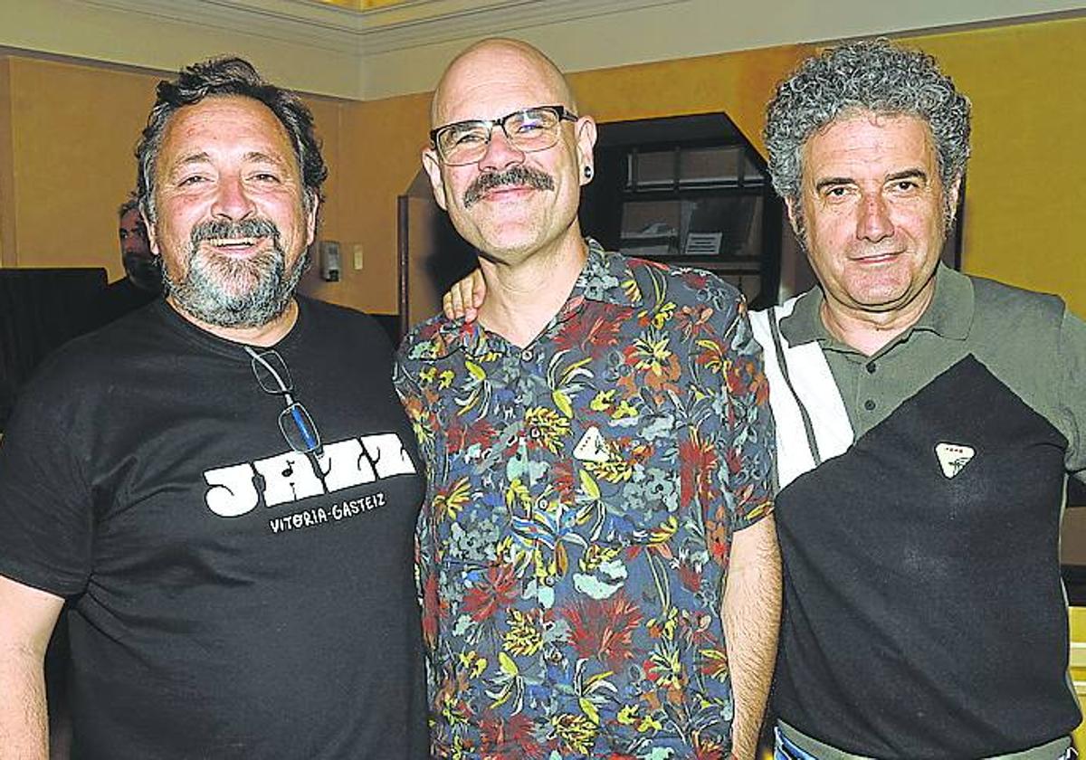 Íñigo Zárate, David Burugabe y Ángel Ardilizu.