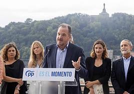 El PP vasco, con Carlos Iturgaiz a la cabeza, ha escogido San Sebastián para arrancar la campaña.