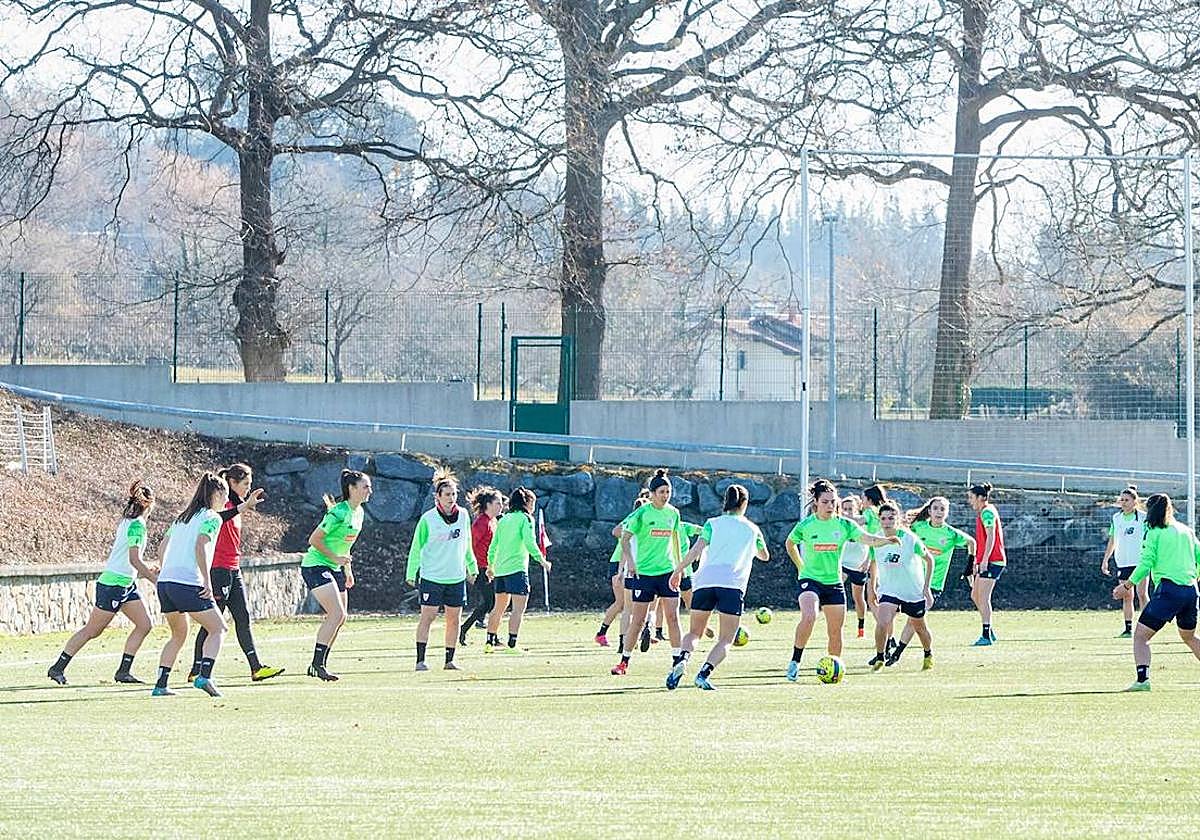 Entrenamiento en Lezama.