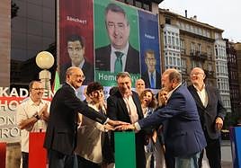 El PNV inició la campaña en Sabin Etxea.