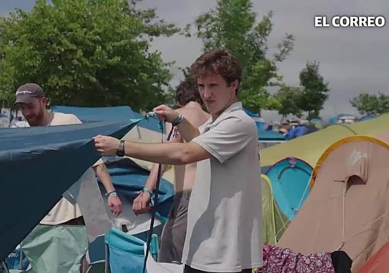 Así es un día en el camping del BBK Live