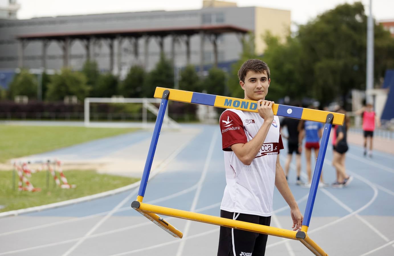 Imagen - Gonzalo Lamborena, en la pista de Santurtzi.