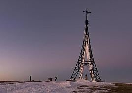 Gorbeia mendiaren gailurra.