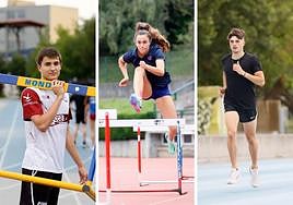 Gonzalo Lamborena, Claudia Villalante y Markel Fernández