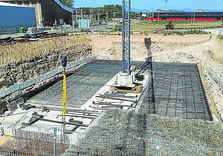 Avanza el hormigonado del tanque de tormentas.