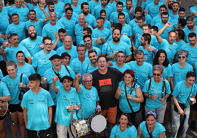 Ortiz de Urbina, en imagen del año pasado, con sus acompañantes actuales.