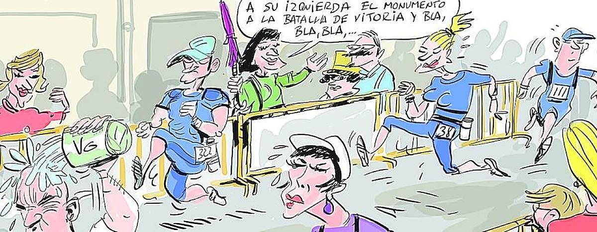 La viñeta de Cerrajería: más de 125 rutas por la Vitoria blanca, neoclásica y menuda