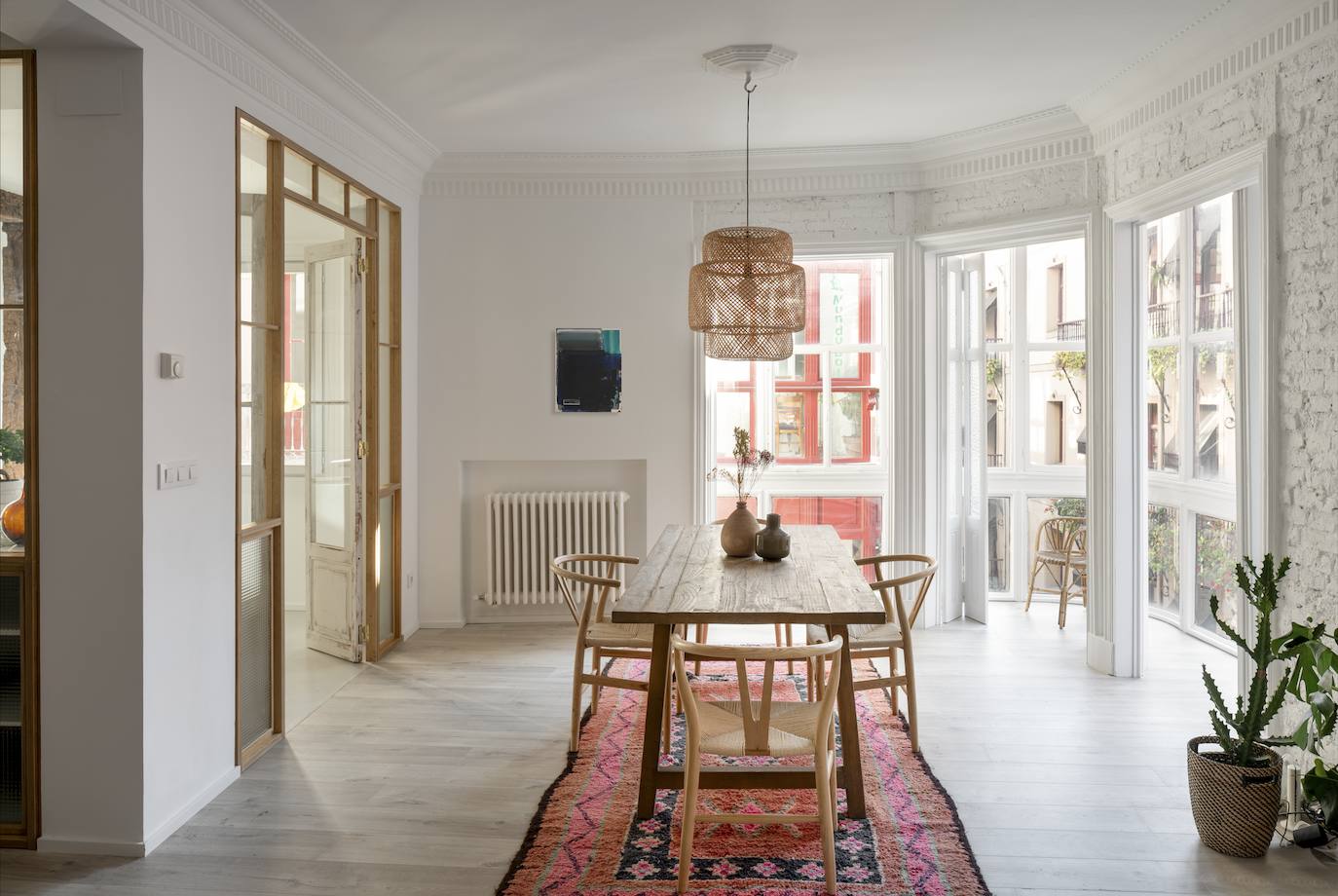 El piso clásico (pero moderno) de una pareja en el Casco Viejo