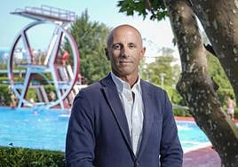 Hugo de Dios, ayer en las instalaciones del Estadio.