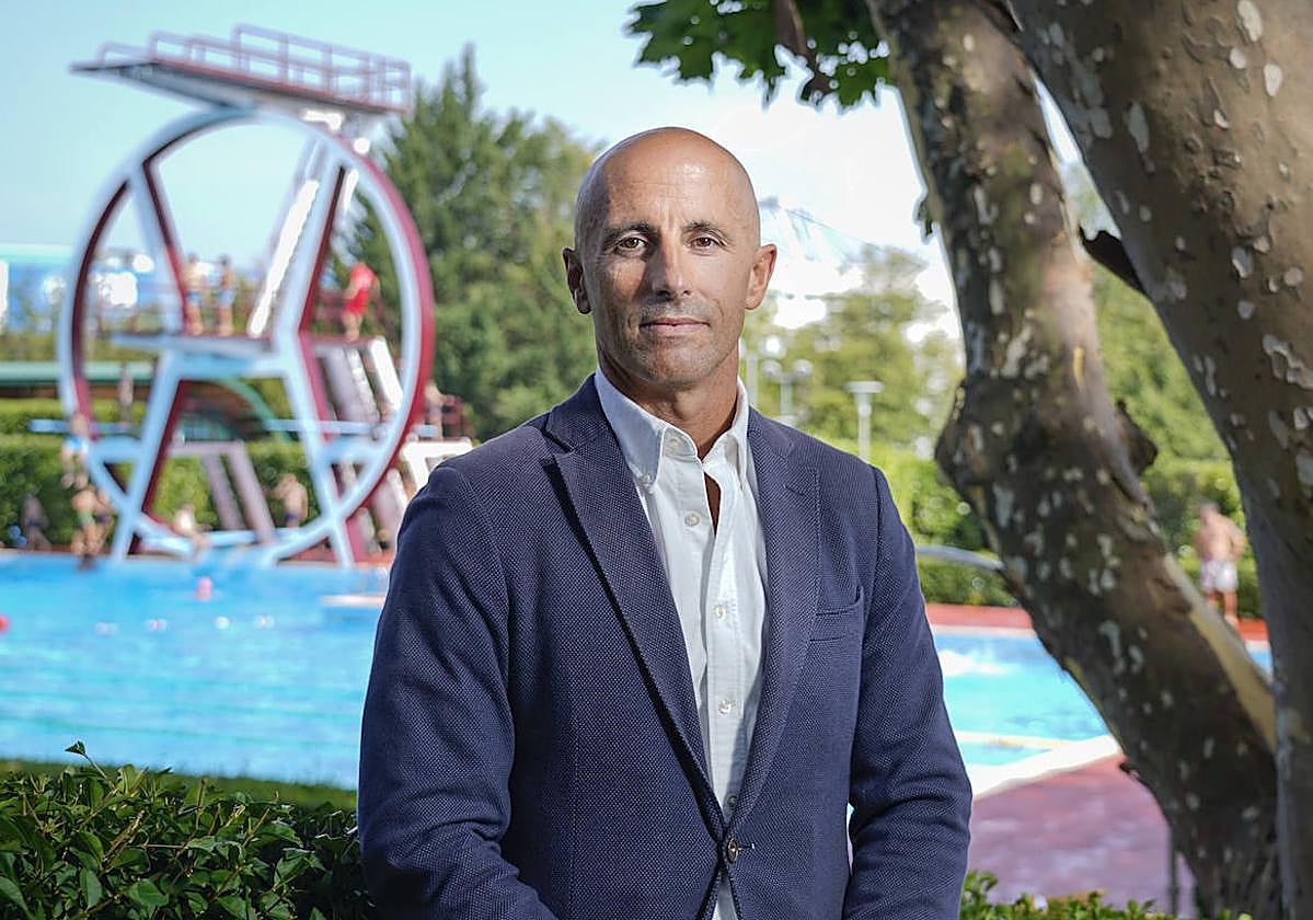 Hugo de Dios, ayer en las instalaciones del Estadio.