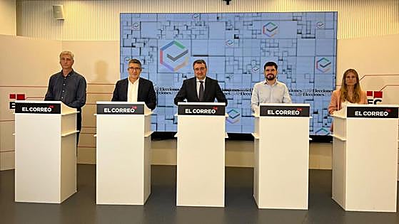 Los candidatos vizcaínos alientan el miedo a Vox y presionan al PP