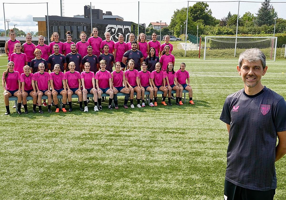 David Aznar, durante su presentación este viernes en Lezama.