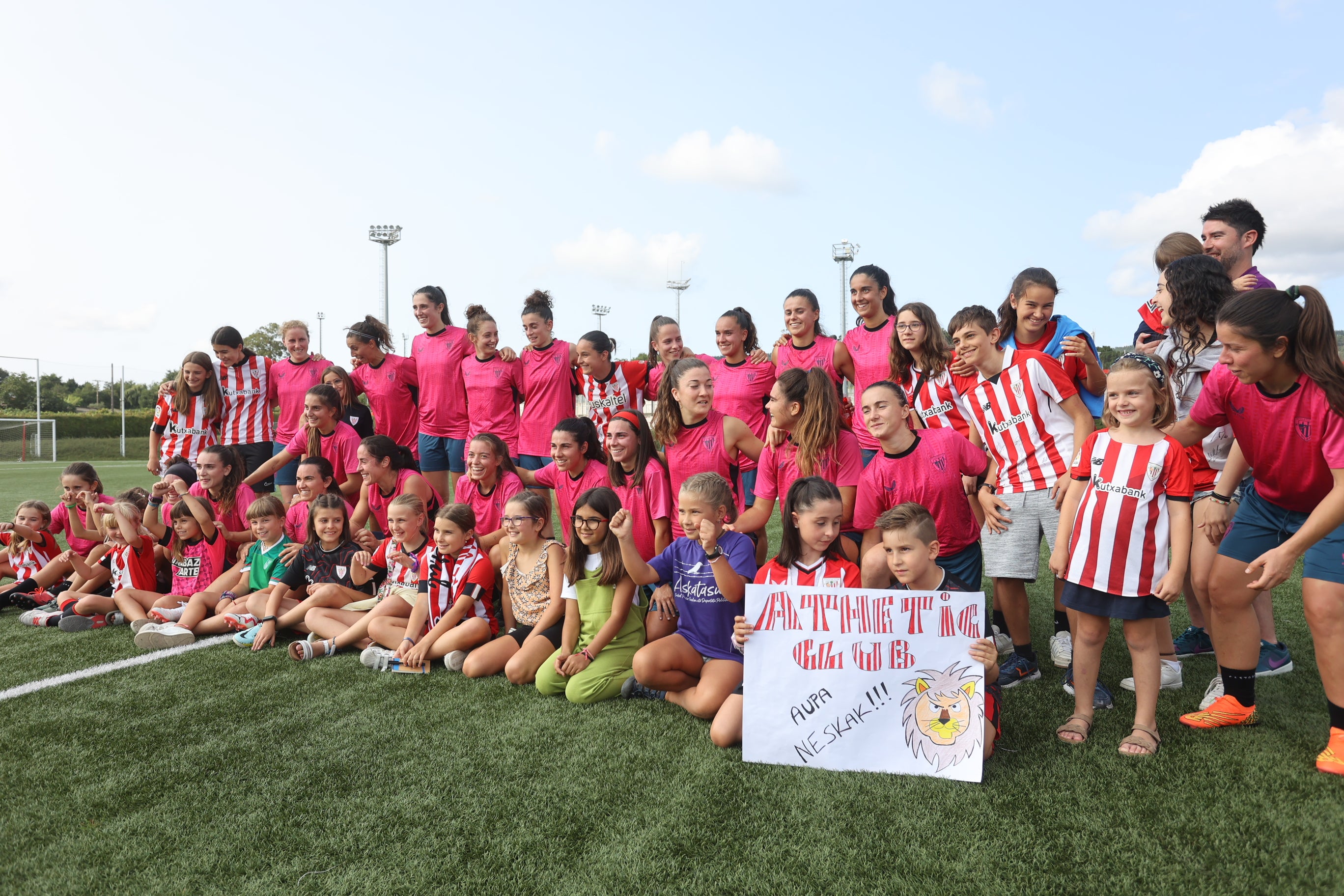 Primer entrenamiento del Athletic en Lezama