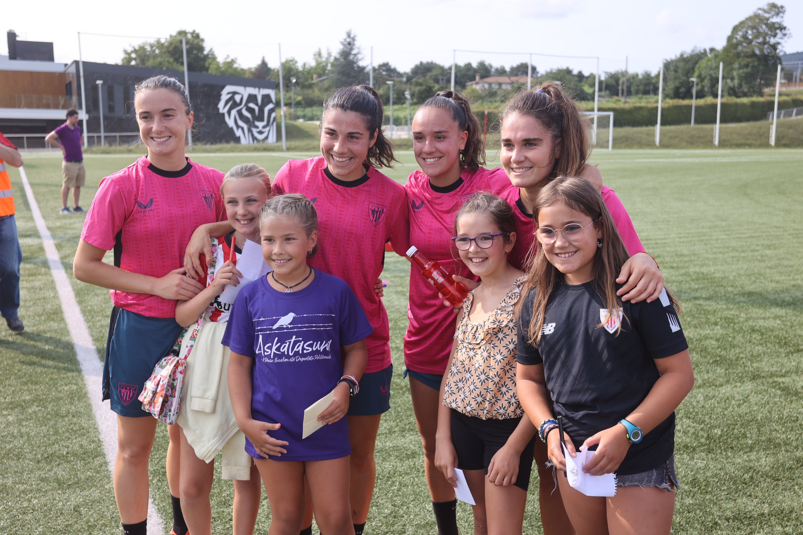 Primer entrenamiento del Athletic en Lezama