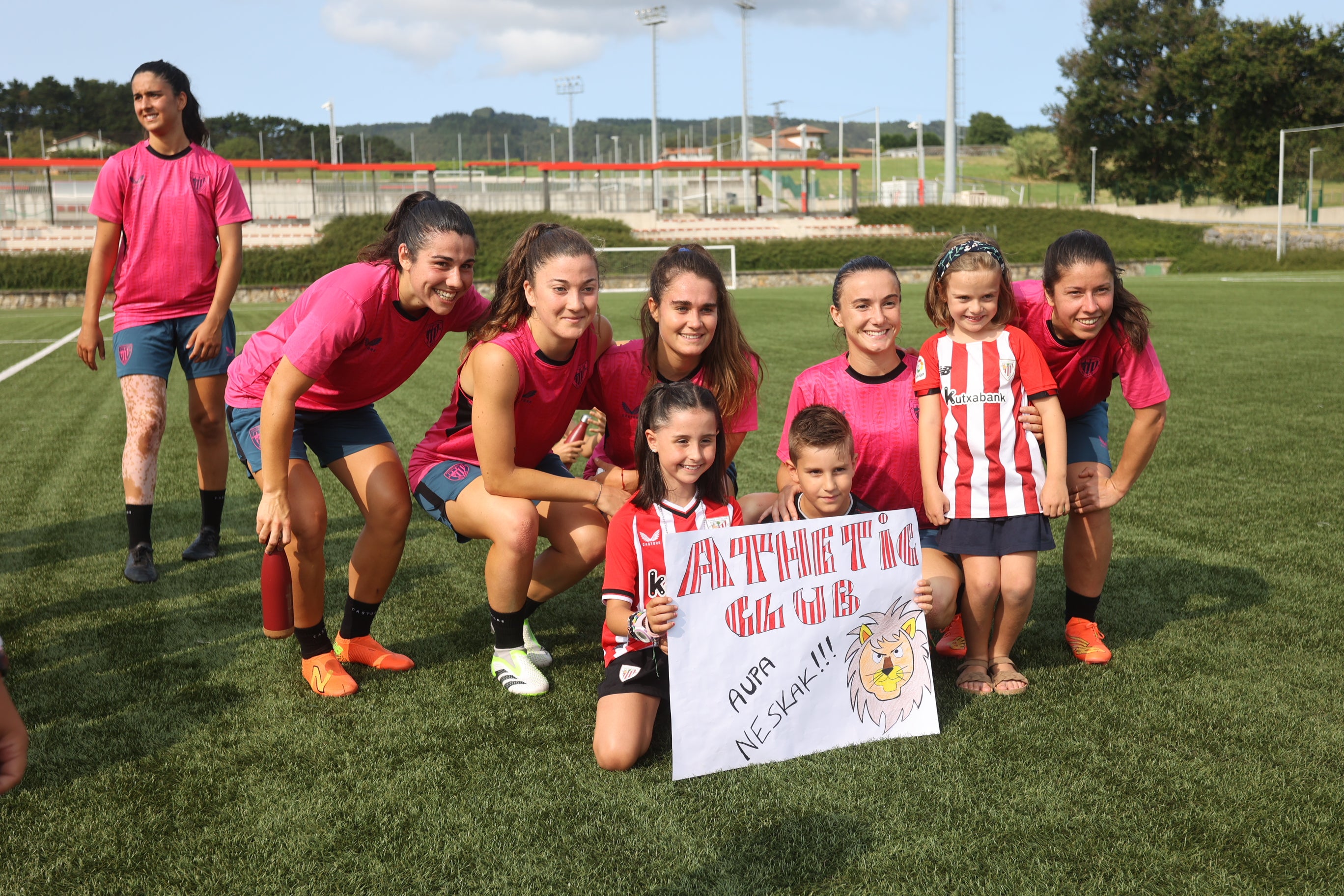 Primer entrenamiento del Athletic en Lezama
