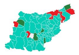 Bildu se consolida como primera fuerza de Gipuzkoa y el PSE-EE adelanta al PNV