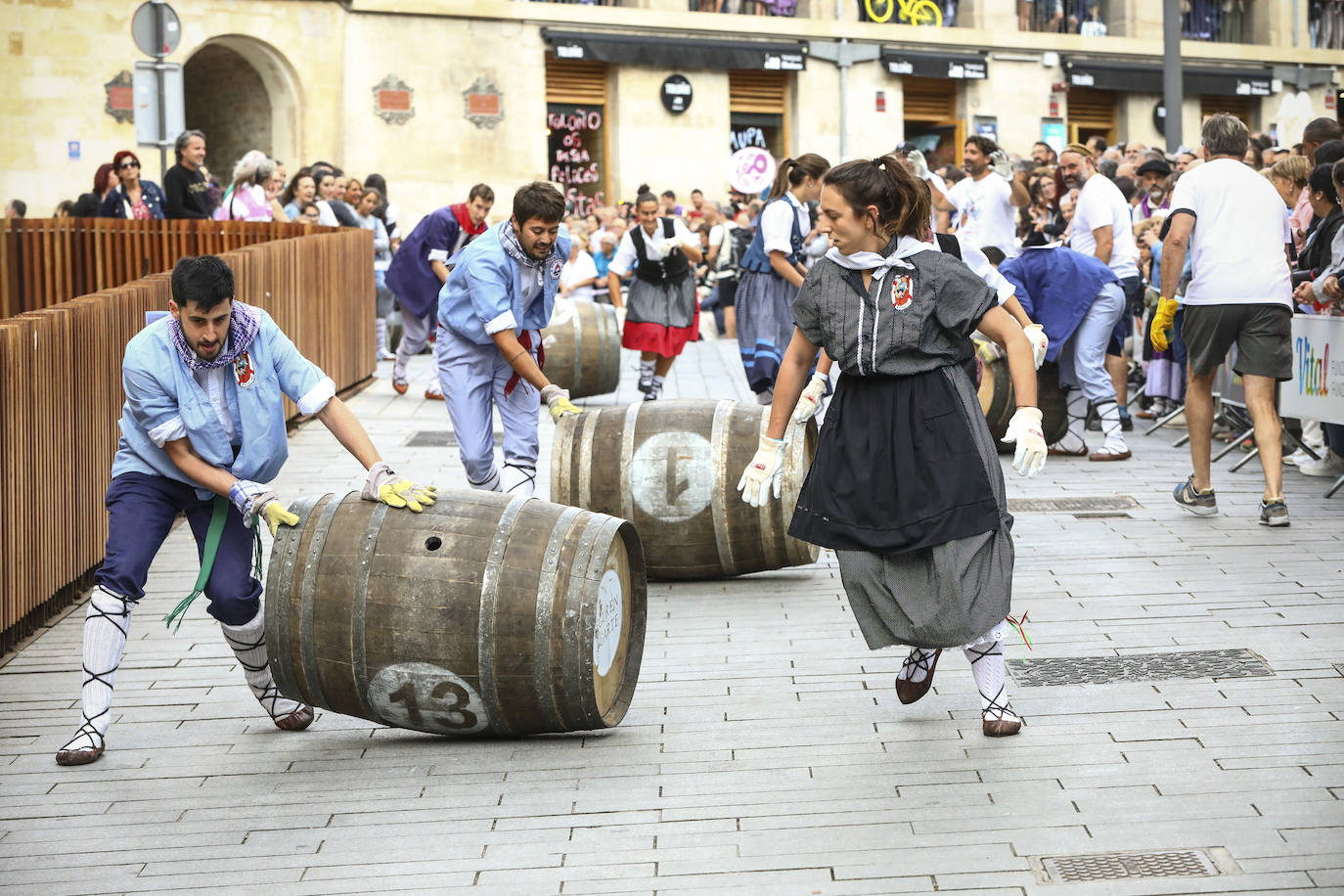 Barricas a la carrera