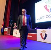 «Es lo que nos hemos ganado en el campo», se felicita el presidente de Osasuna