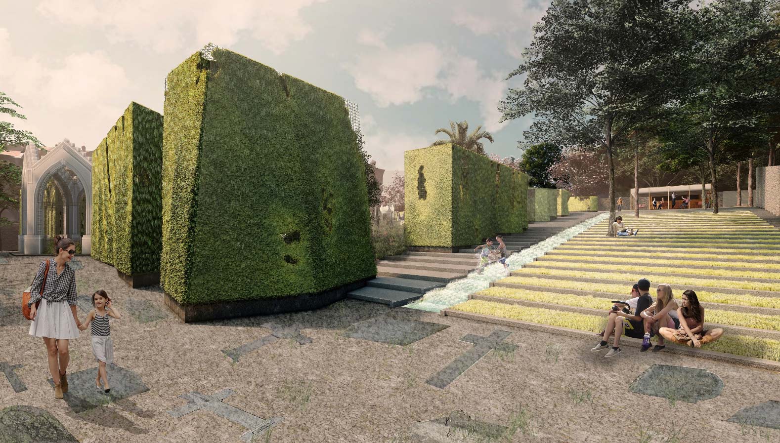 El antiguo cementerio de Begoña convertido en &#039;El jardín de las memorias&#039;