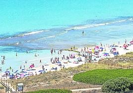 Imagen de la playa de Son Bou, en Menorca.