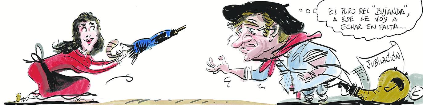 La viñeta de Cerrajería sobre la jubilación de Celedón