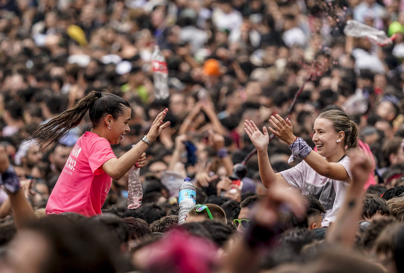 Las mejores fotos del Chupinazo y la Bajada de Celedón