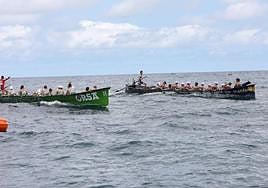 La pasada campaña, la victoria en aguas de Lekeitio cayó del lado de la 'Ama Guadalupekoa' por escasas doce centésimas