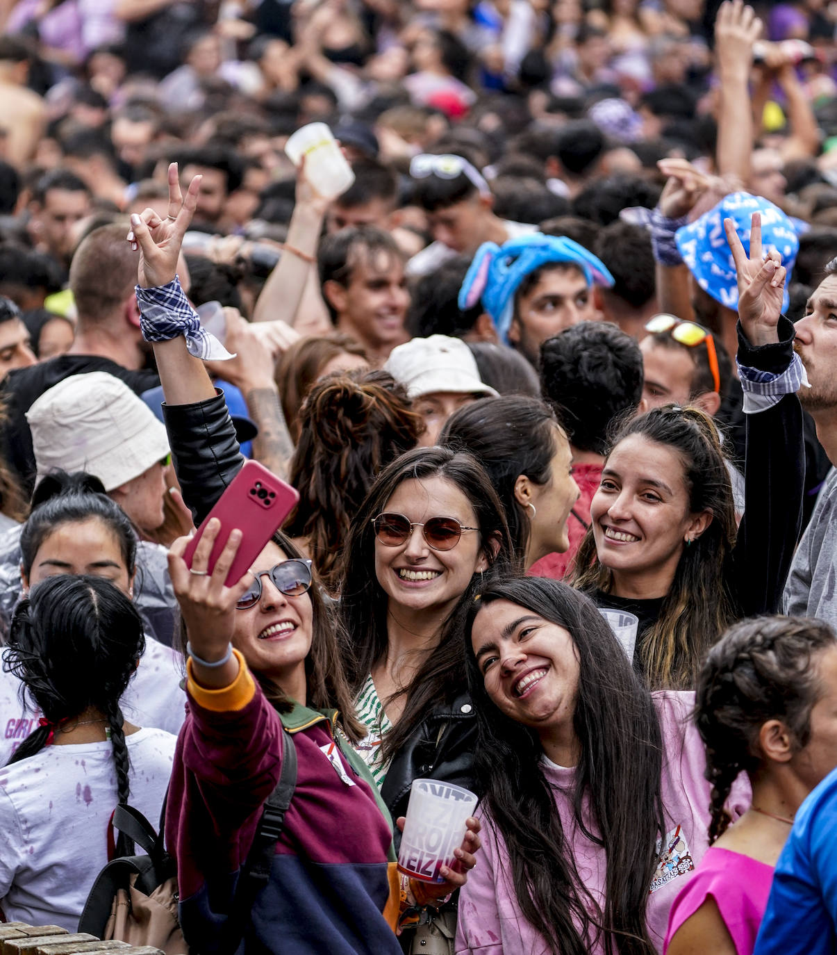 Las mejores fotos del Chupinazo y la Bajada de Celedón