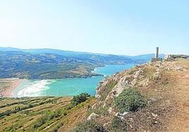 Vista de la playa de La Arena desde las baterías.