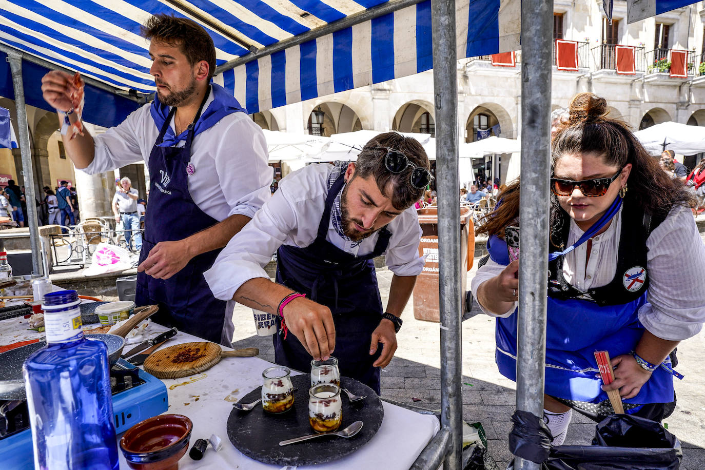 Las imágenes del Concurso Gastronómico de cuadrillas de blusas y neskas