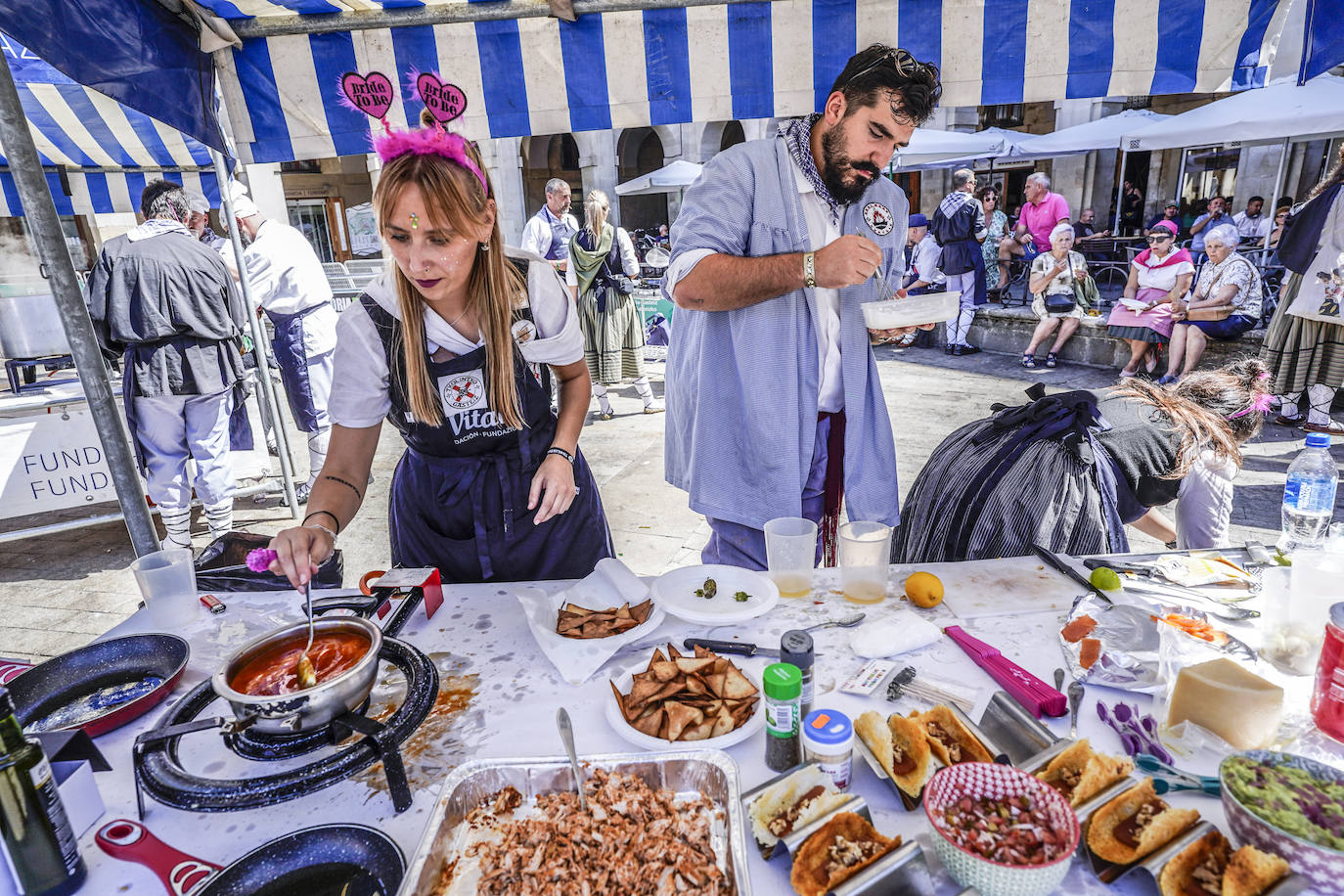 Las imágenes del Concurso Gastronómico de cuadrillas de blusas y neskas
